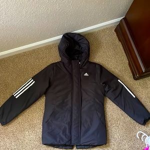 Black Addidas Kids Puffer Jacket like new